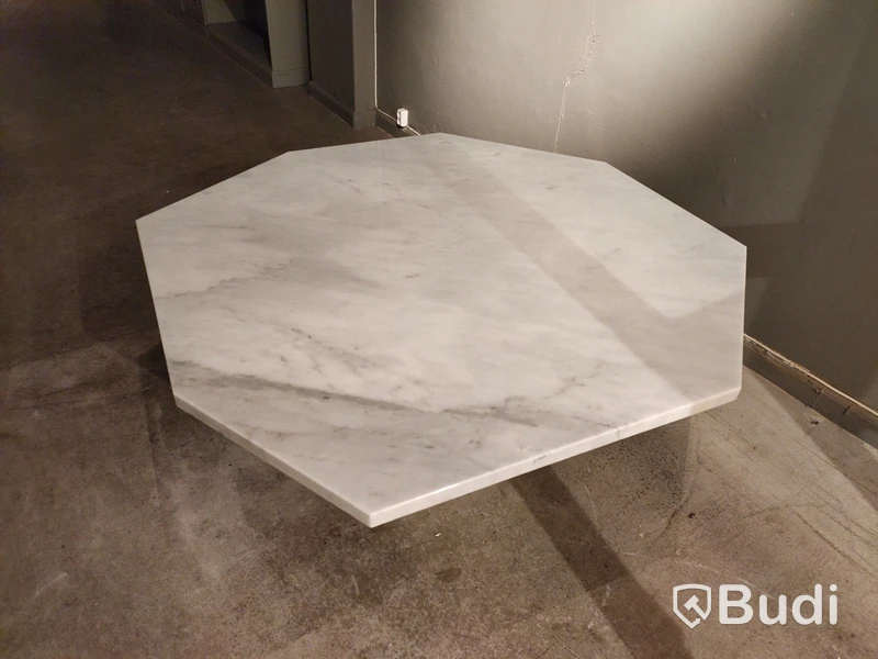 Marmorbord Ginger & Rabbit Rock 140, Carrara marmor, 140cm
