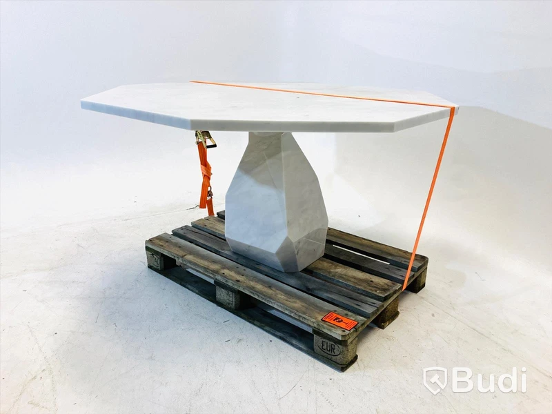 Marmorbord Ginger & Rabbit Rock 140, Carrara marmor, 140cm
