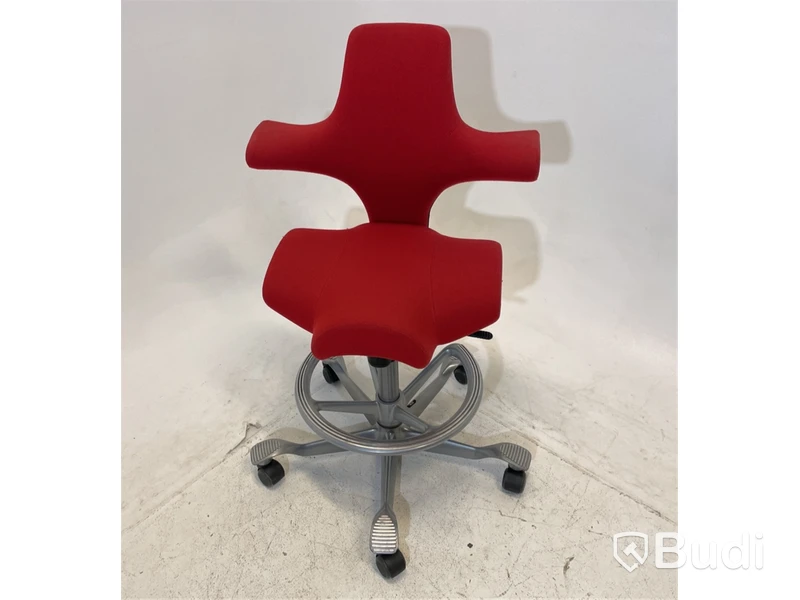 Kontorsstol Håg Capisco, Design Peter Opsvik, röd