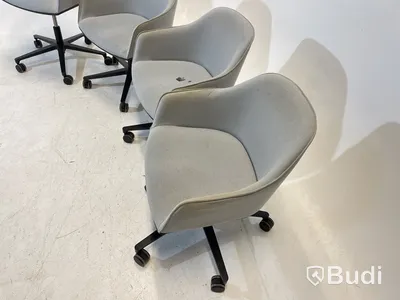 4 st. Kontorsstolar Vitra olika modeller, 540 och 558, grå, Design Ronan & Erwan Bouroullec