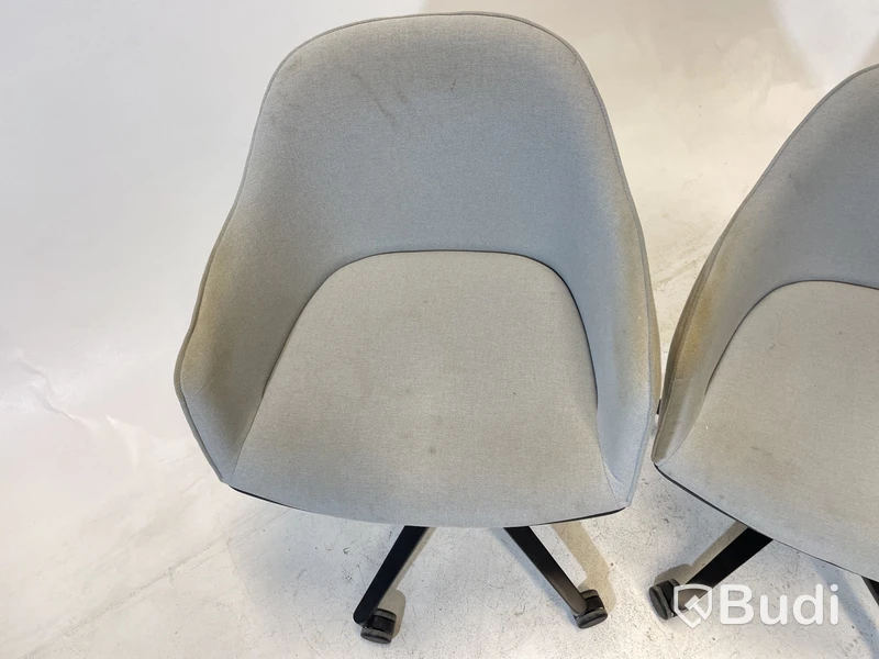4 st. Kontorsstolar Vitra olika modeller, 540 och 558, grå, Design Ronan & Erwan Bouroullec