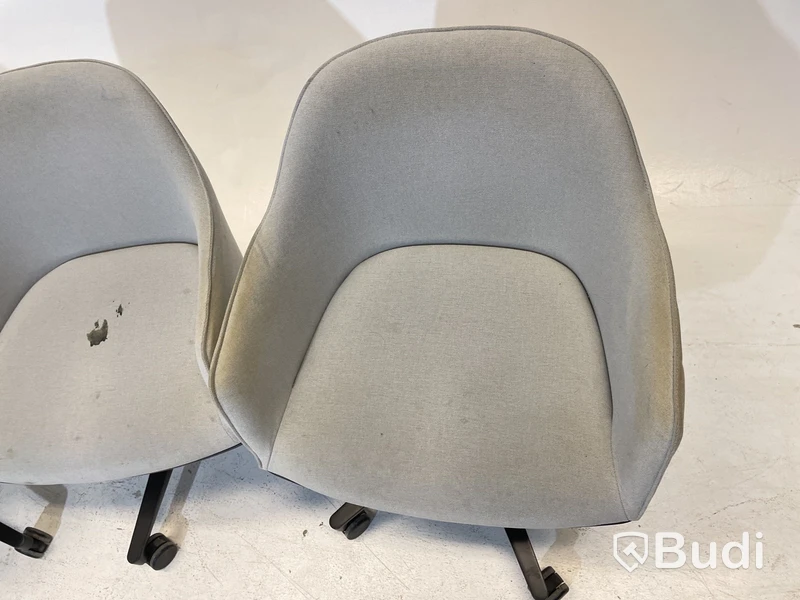 4 st. Kontorsstolar Vitra olika modeller, 540 och 558, grå, Design Ronan & Erwan Bouroullec