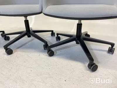 4 st. Kontorsstolar Vitra olika modeller, 540 och 558, grå, Design Ronan & Erwan Bouroullec