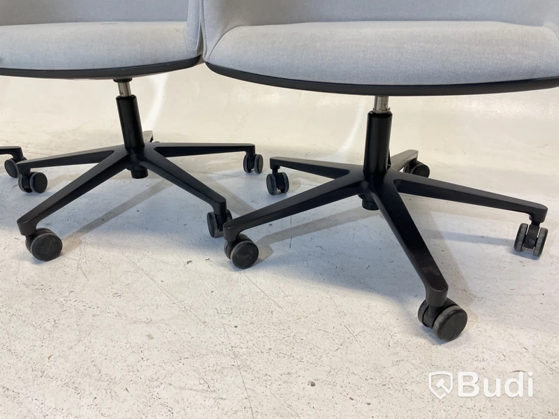 4 st. Kontorsstolar Vitra olika modeller, 540 och 558, grå, Design Ronan & Erwan Bouroullec