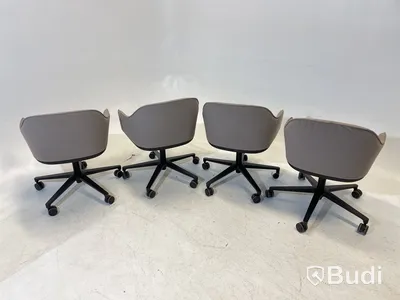 4 st Kontorsstolar Vitra 540, Design Ronan & Erwan Bouroullec