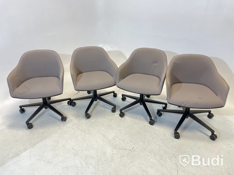 4 st Kontorsstolar Vitra 540, Design Ronan & Erwan Bouroullec
