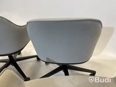 6 st Kontorsstolar Vitra 540, grå, Design Ronan & Erwan Bouroullec