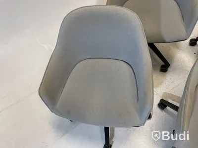 6 st Kontorsstolar Vitra 540, grå, Design Ronan & Erwan Bouroullec