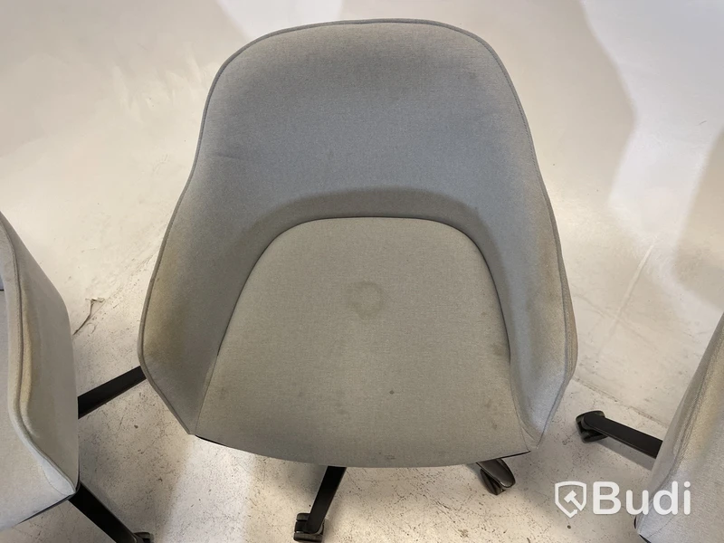 6 st Kontorsstolar Vitra 540, grå, Design Ronan & Erwan Bouroullec