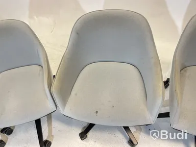 4 st. Kontorsstolar Vitra 540, grå, Design Ronan & Erwan Bouroullec