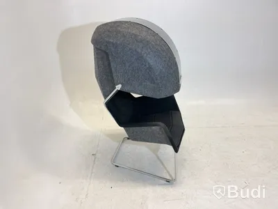 Fåtölj Blå Station Peekabo med kåpa, svart/grå, Design Stefan Borselius