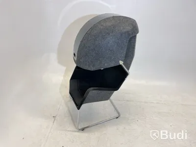 Fåtölj Blå Station Peekabo med kåpa, svart/grå, Design Stefan Borselius