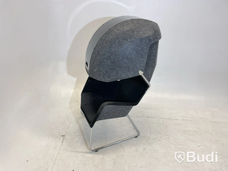 Fåtölj Blå Station Peekabo med kåpa, svart/grå, Design Stefan Borselius