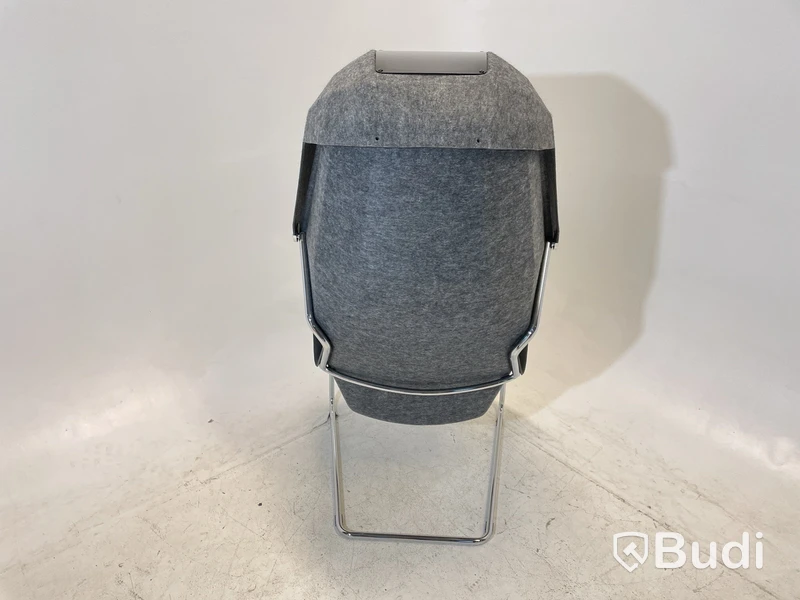 Fåtölj Blå Station Peekabo med kåpa, svart/grå, Design Stefan Borselius