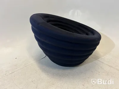 Loungefåtölj Blow by Foersom & Hiort-Lorenzen for HAY, svart/blå