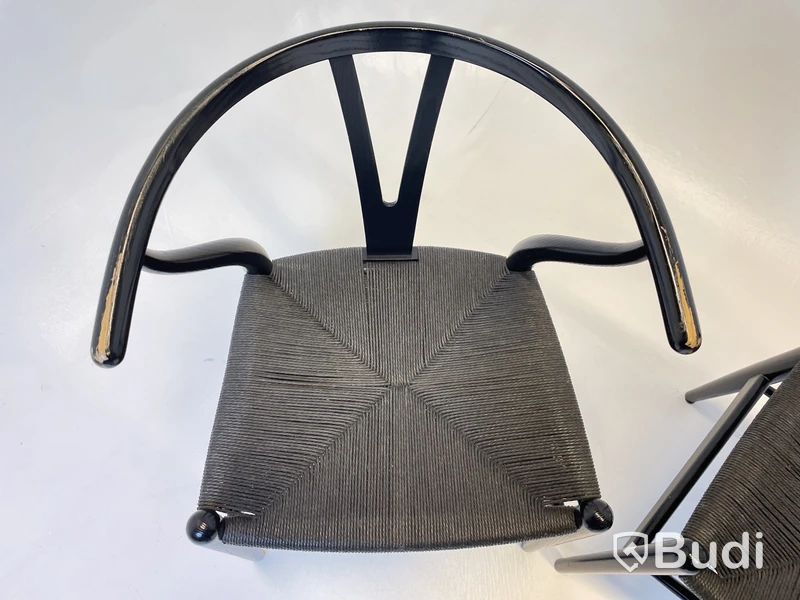 3 st. Stolar Carl Hansen & Son, CH24 svarta