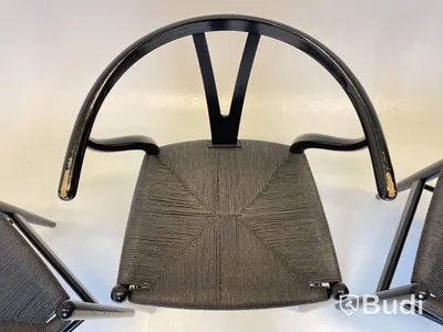 3 st. Stolar Carl Hansen & Son, CH24 svarta