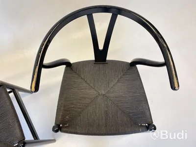 3 st. Stolar Carl Hansen & Son, CH24 svarta