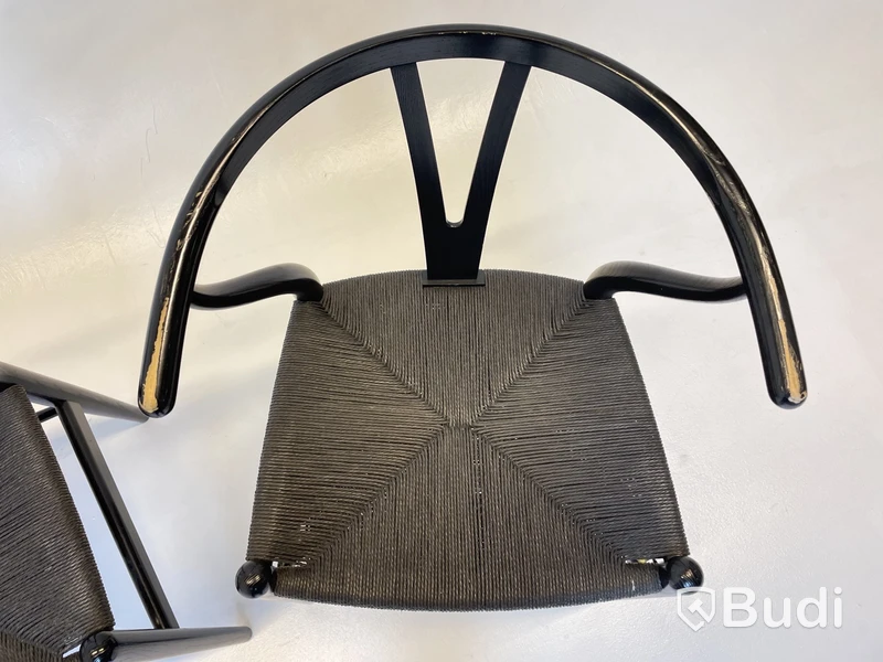 3 st. Stolar Carl Hansen & Son, CH24 svarta