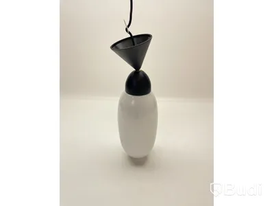Taklampa El light, vit/svart
