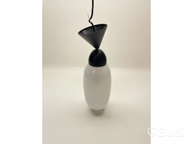 Taklampa El light, vit/svart