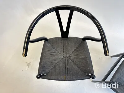 2 st. Stolar Carl Hansen & Son, svarta