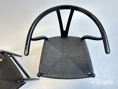 2 st. Stolar Carl Hansen & Son, svarta