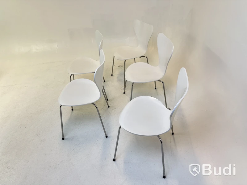 5 st. Stolar Fritz Hansen, Design Arne Jacobsen