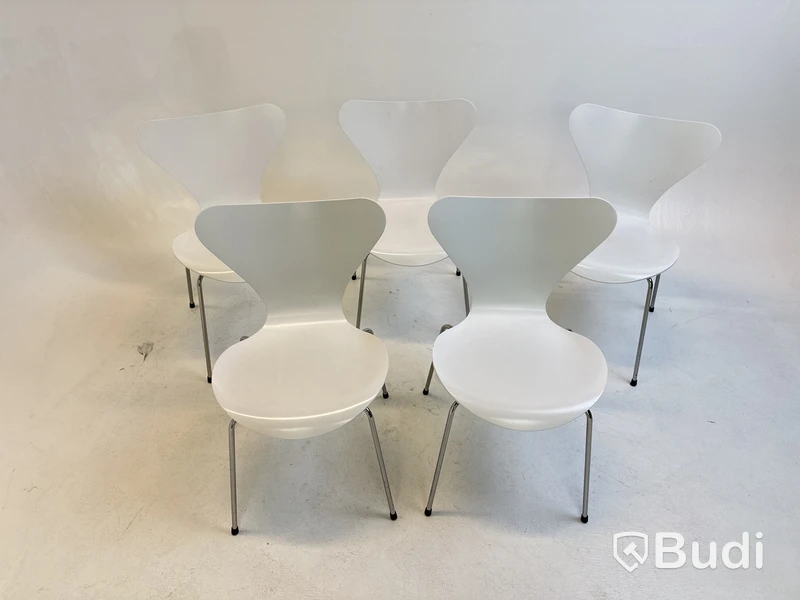 5 st. Stolar Fritz Hansen, Design Arne Jacobsen