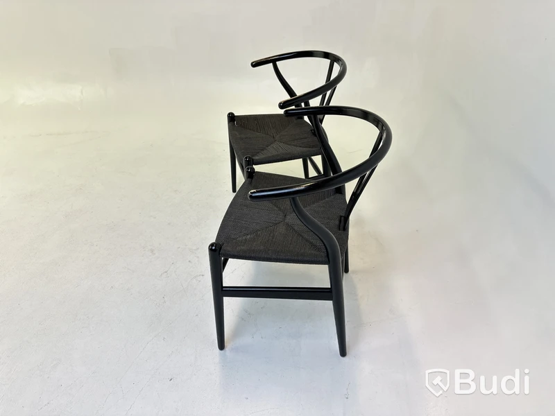 2 st. Stolar Carl Hansen & Son, svarta