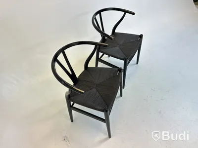 2 st. Stolar Carl Hansen & Son, svarta