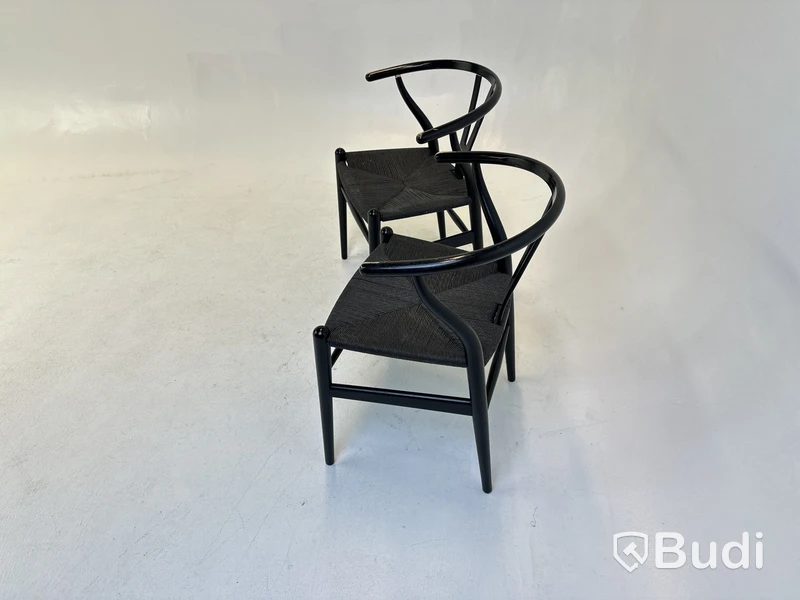 2 st. Stolar Carl Hansen & Son, svarta