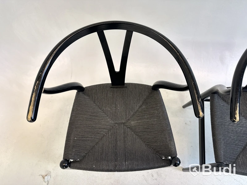 2 st. Stolar Carl Hansen & Son, svarta