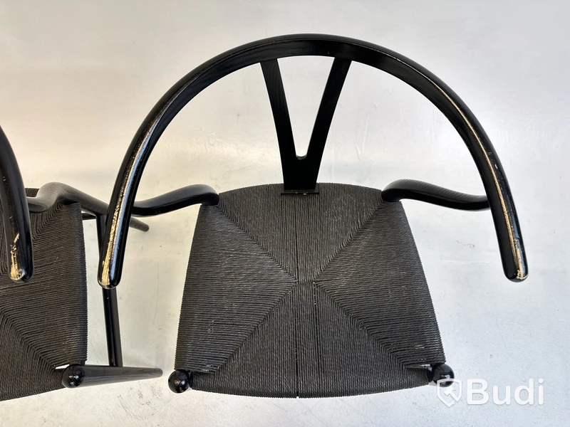 2 st. Stolar Carl Hansen & Son, svarta