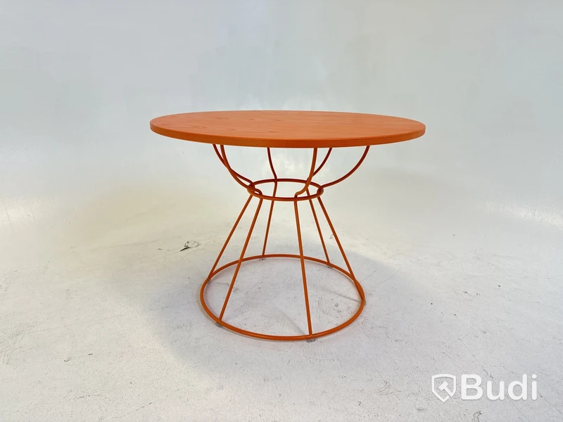Runt bord, orange