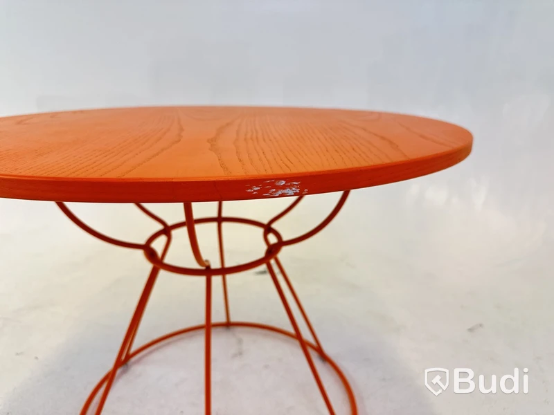 Runt bord, orange