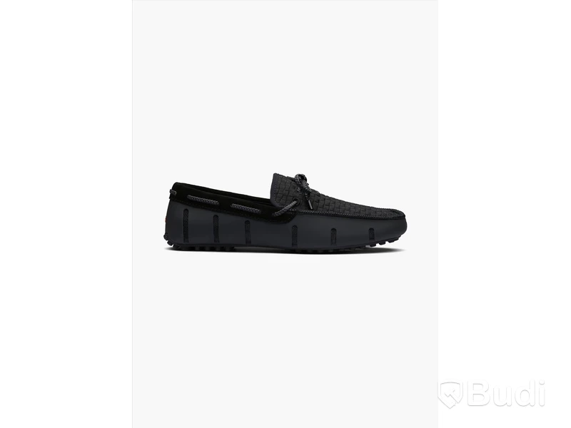 Loafers Swims, The woven driver, svart, stl. 42