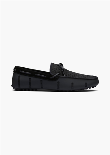 (NY) Loafers Swims, The woven driver, svart, stl. 42