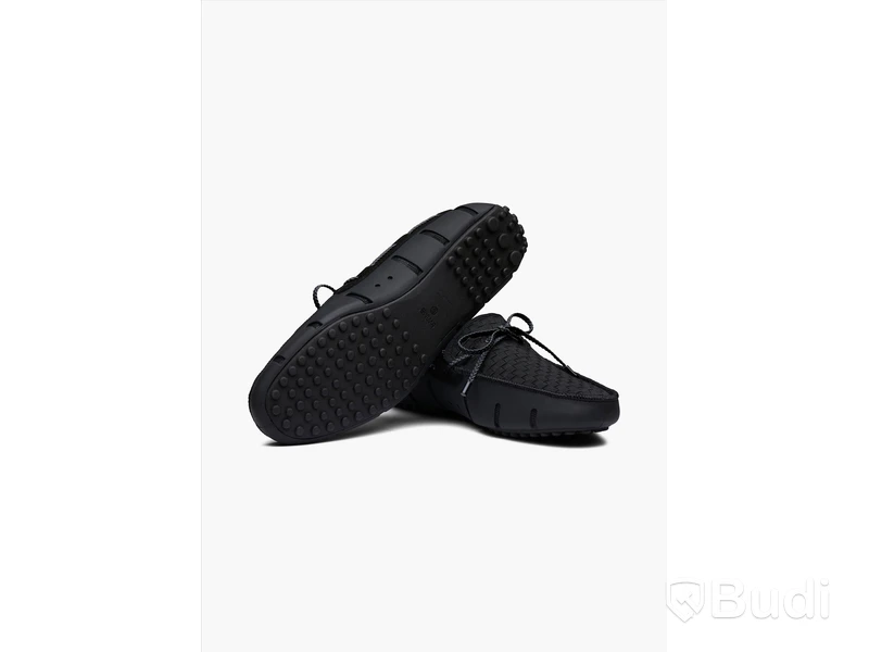 Loafers Swims, The woven driver, svart, stl. 43