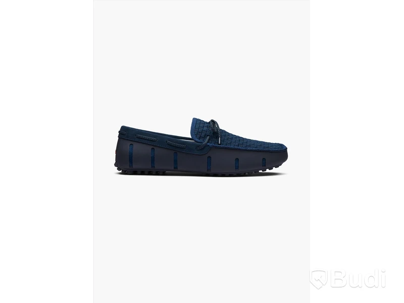Loafers Swims, The woven driver, navy, stl. 43