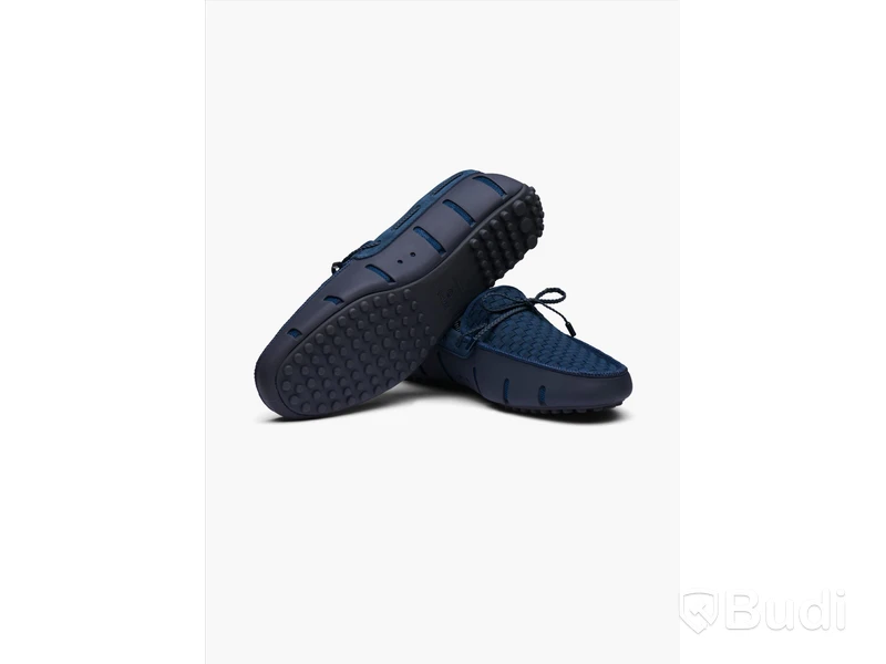Loafers Swims, The woven driver, navy, stl. 42