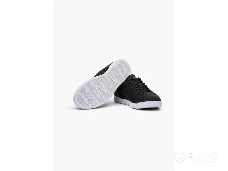Sneakers Swims Breeze Tennis Knit, svart/vit stl. 41