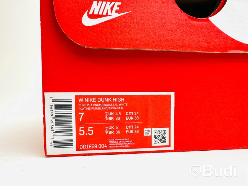 Sneakers Nike Dunk High, dam, stl. 38