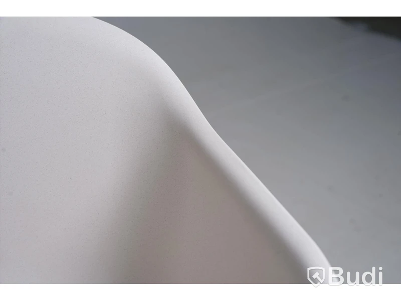 2 st. Designstol - Muuto, Fiber Armchair, natural white återvunnen plast och ek.