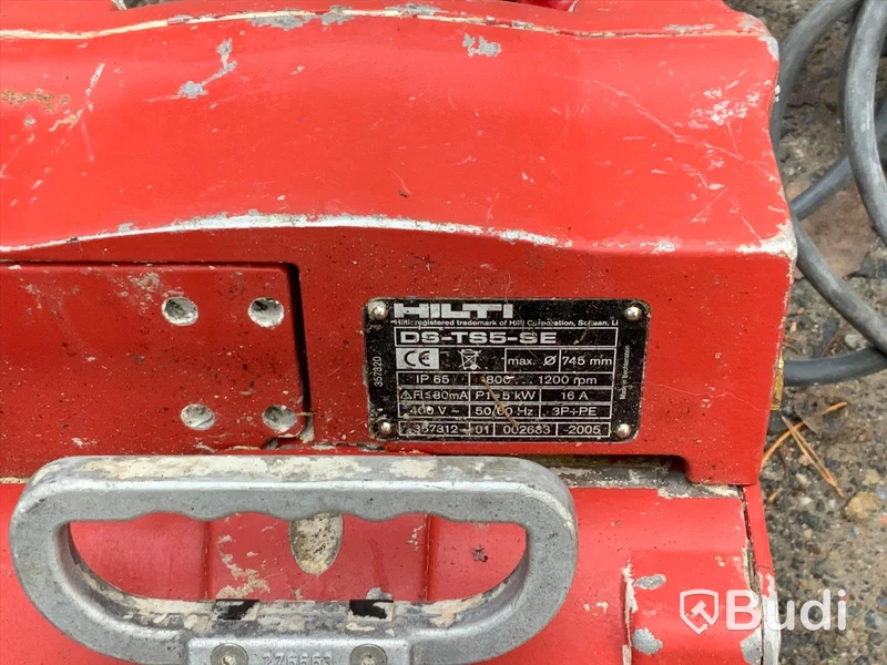 Väggsåg Hilti DS-ts5-se. Ej funktionstestad, behöver service.