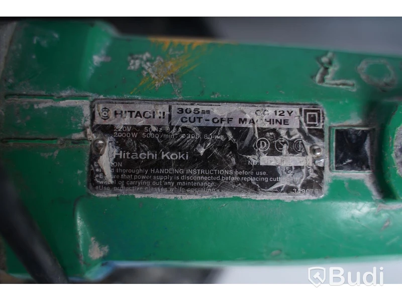 Betongkap, Hitachi koki cc12y Ej funktionstestad.
