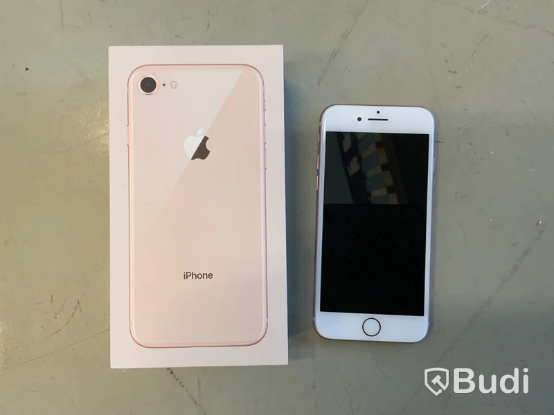 Iphone 8, Gold, 64 ink laddare och laddare, hörlurar och orginalbox