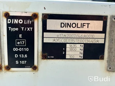 Släpvagnslift Dino 135T | 5386 h | 2013