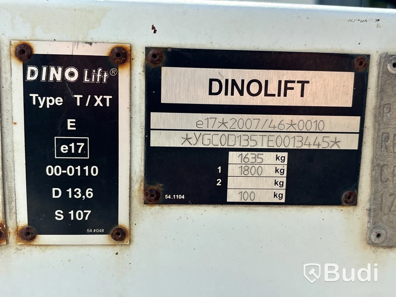 Släpvagnslift Dino 135T | 5386 h | 2013