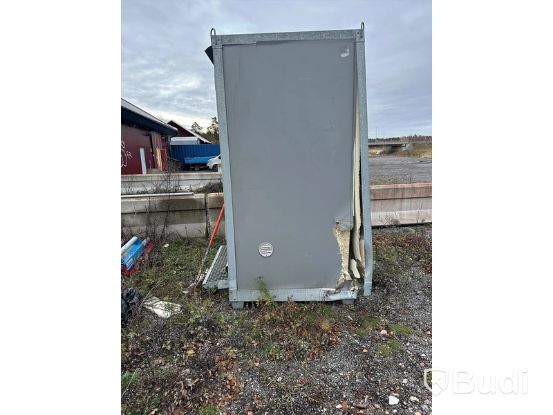 Toalett flyttbar modul krockskadad